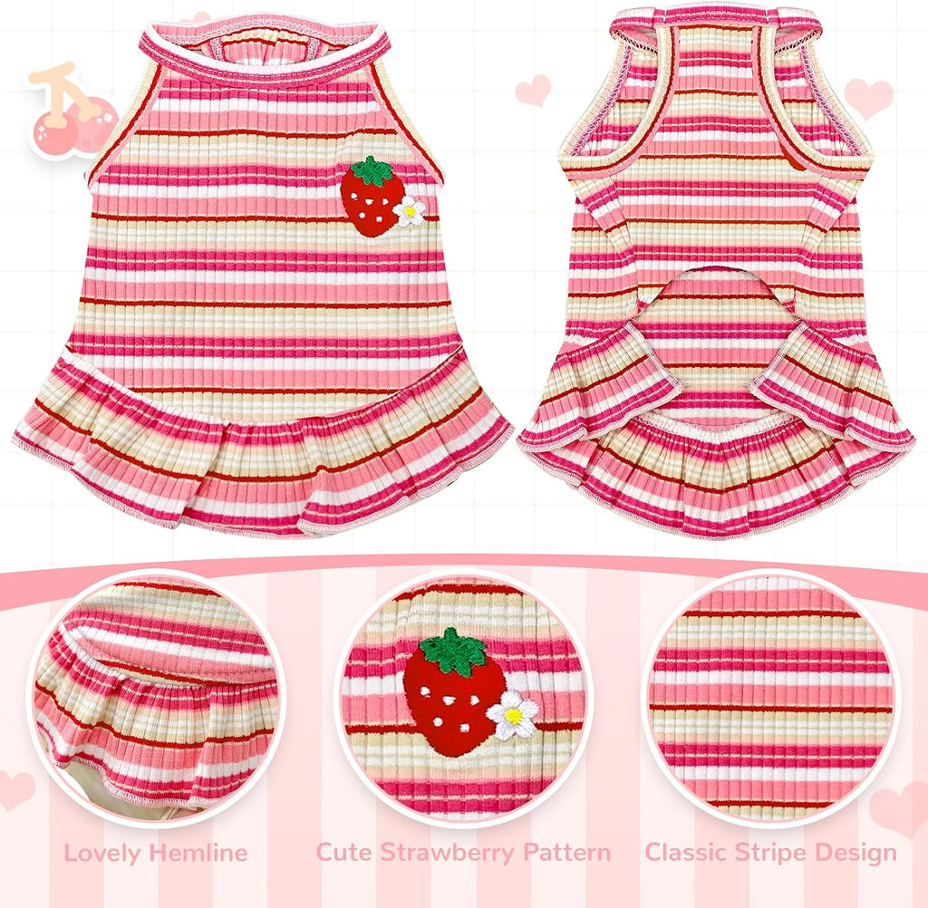 XGDMEIL imported female puppy dress fabric texture and embroidery close up