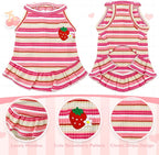 XGDMEIL imported female puppy dress fabric texture and embroidery close up