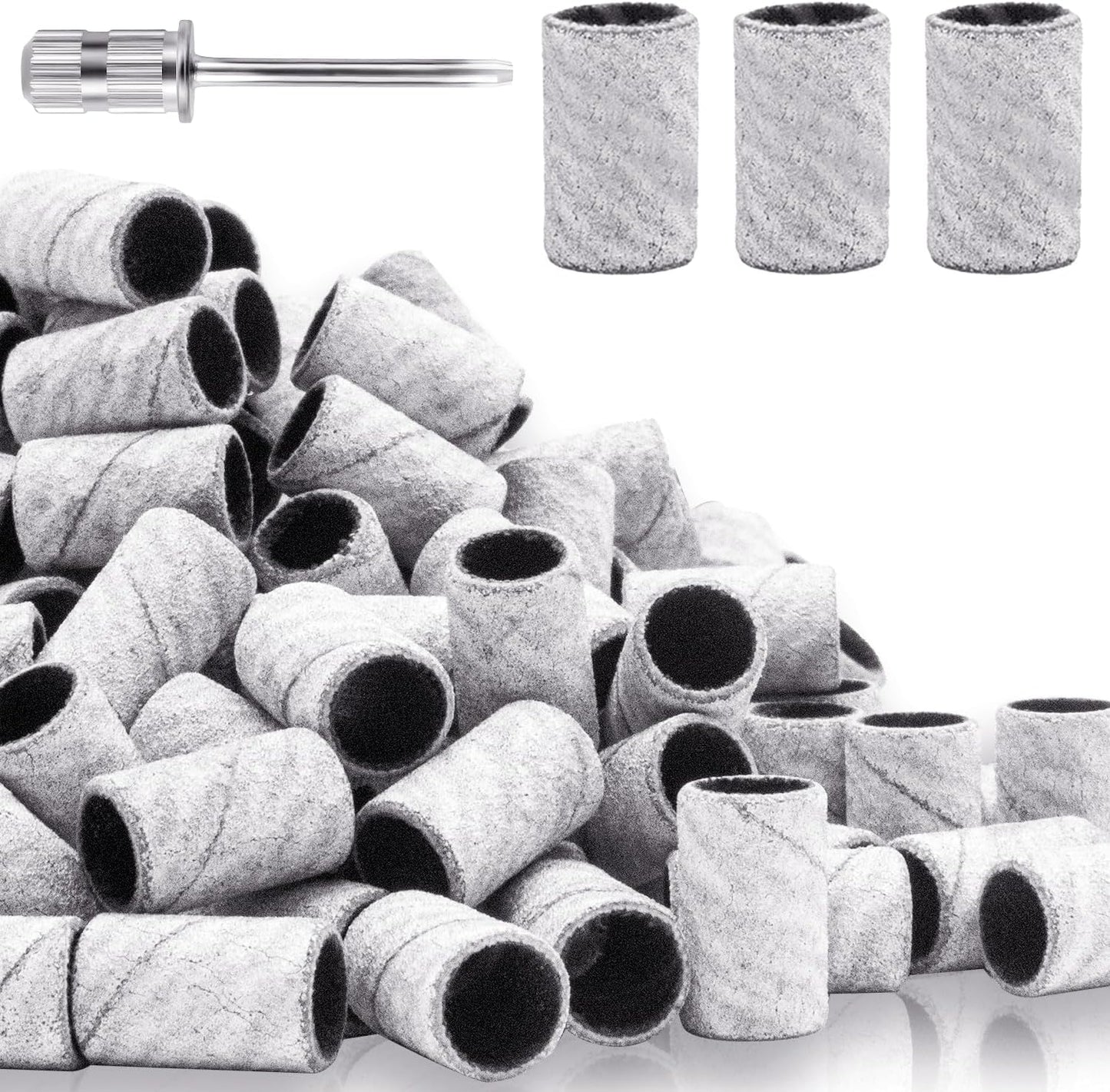 Bleswin 240 grit nail sanding bands packaging front view