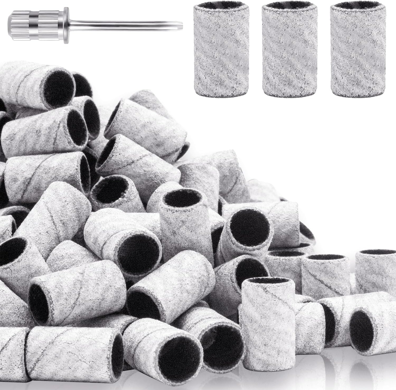 Bleswin 240 grit nail sanding bands packaging front view