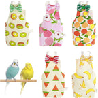 RAHHLIZS 5 PCS reusable bird diaper front view
