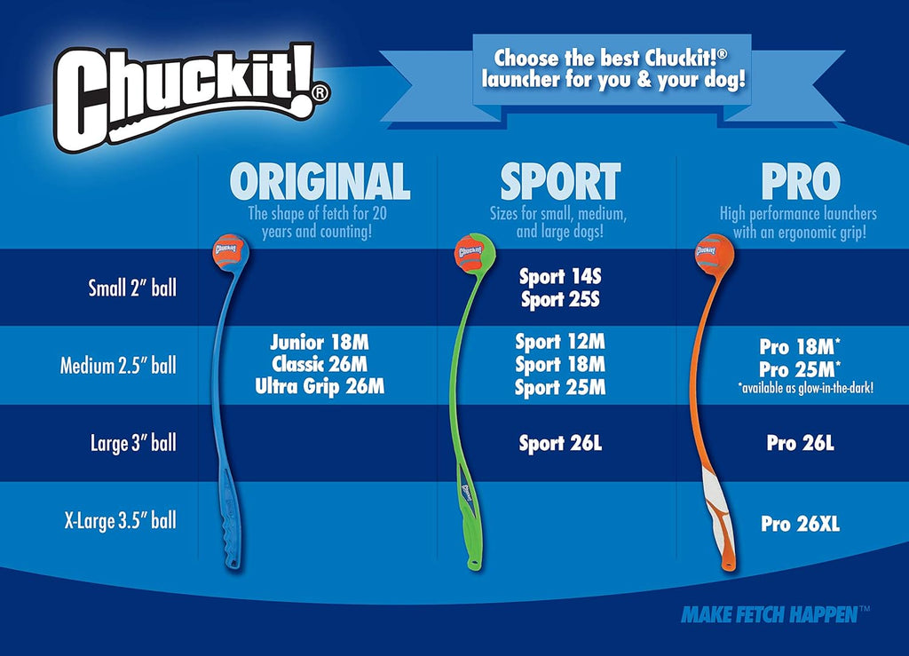Side profile of Chuckit! glow in the dark dog toy