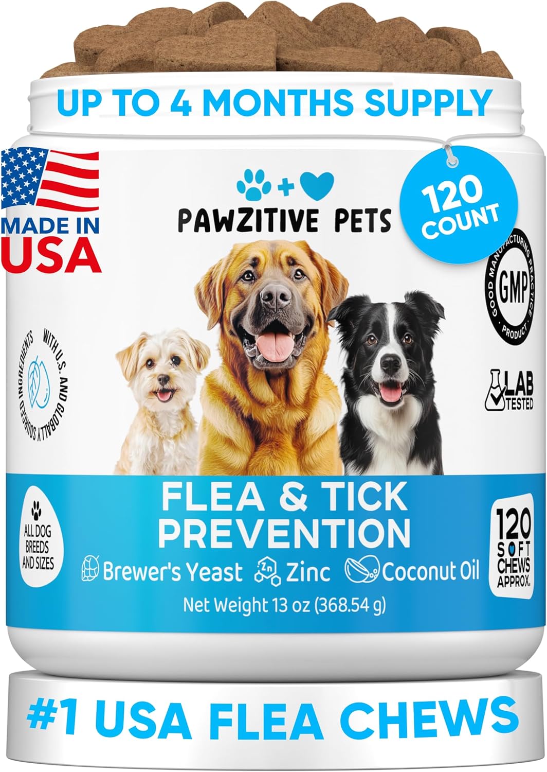 Dog Allergy Relief Chews for Itchy Skin - Seasonal and Food Allergy Chews for Shedding, Licking Paws, Hot Spot, Ears - USA Product - Omega 3 Fish Oil Skin & Coat Supplement - Anti Itch Immune Treats - Image 12