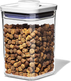 OXO Pet POP container lid disassembled for cleaning