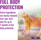 Hartz flea collar product packaging showing 7 month protection label