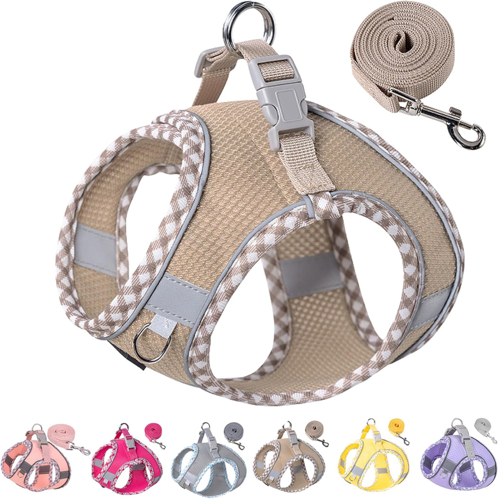 Petank Dog Harness for Small Medium Dogs No Pull, Puppy Harness and Leash Set, Step in Dog Harness for Walking, Running, Training, Small Dog Vest (Pink, XXS) - Image 11