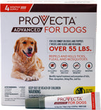 Provecta Advanced four month supply applicator tubes for large breed dogs