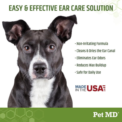 Close up of soft Pet MD ear cleaning wipe texture
