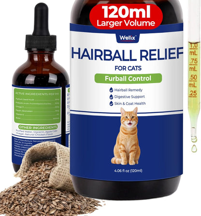 Wellix 120ml Natural Antibiotics for Cats&Dogs - Natural Herbal Supplement for Wound Care, UTI, Sneezing Treatment & Cold Relief - Cat Antibiotics Chicken Flavor for All Ages & Breeds - Image 12