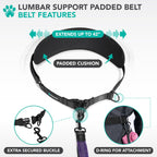 PetAmi heavy duty double dog leash with dual padded handles for close control.