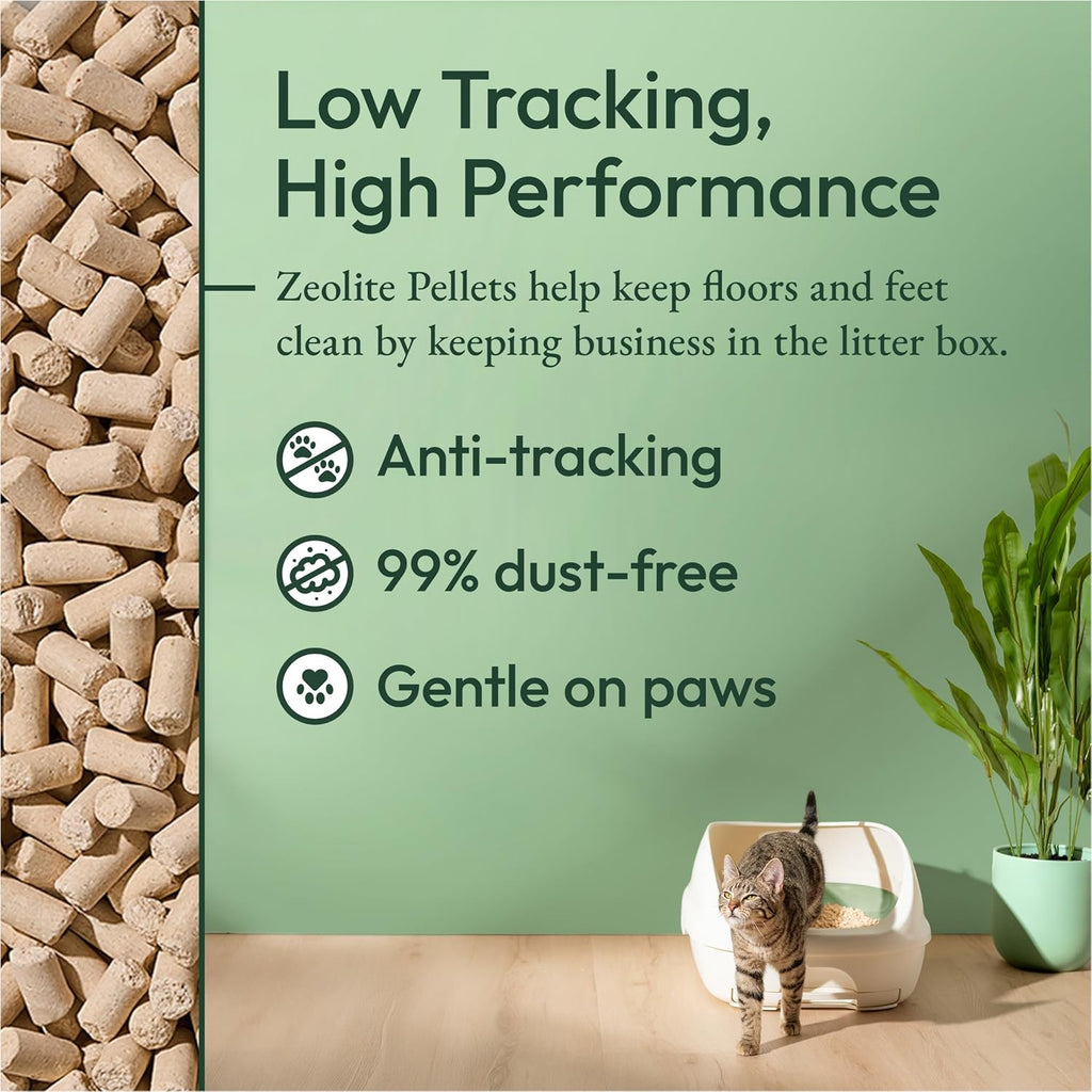 Purina Tidy Cats Breeze anti tracking pellets texture showcase
