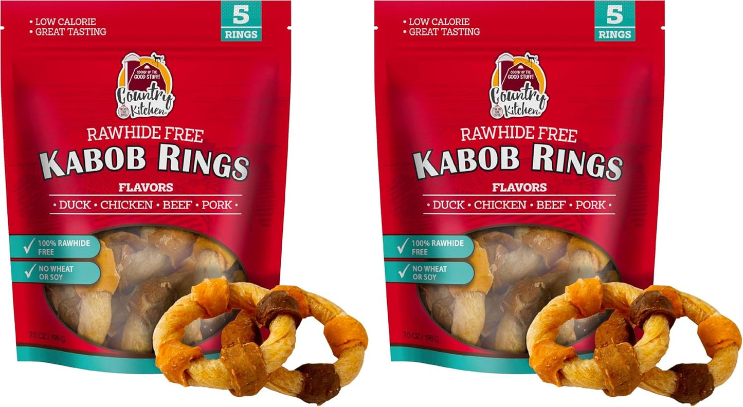 Country Kitchen Rawhide Free Beef Rings Dog Chews, Made with Real Beef, Highly Digestible, Gluten Free, 7 Count - Image 15