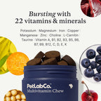 PetLab Co. dog multivitamin nutritional information side view