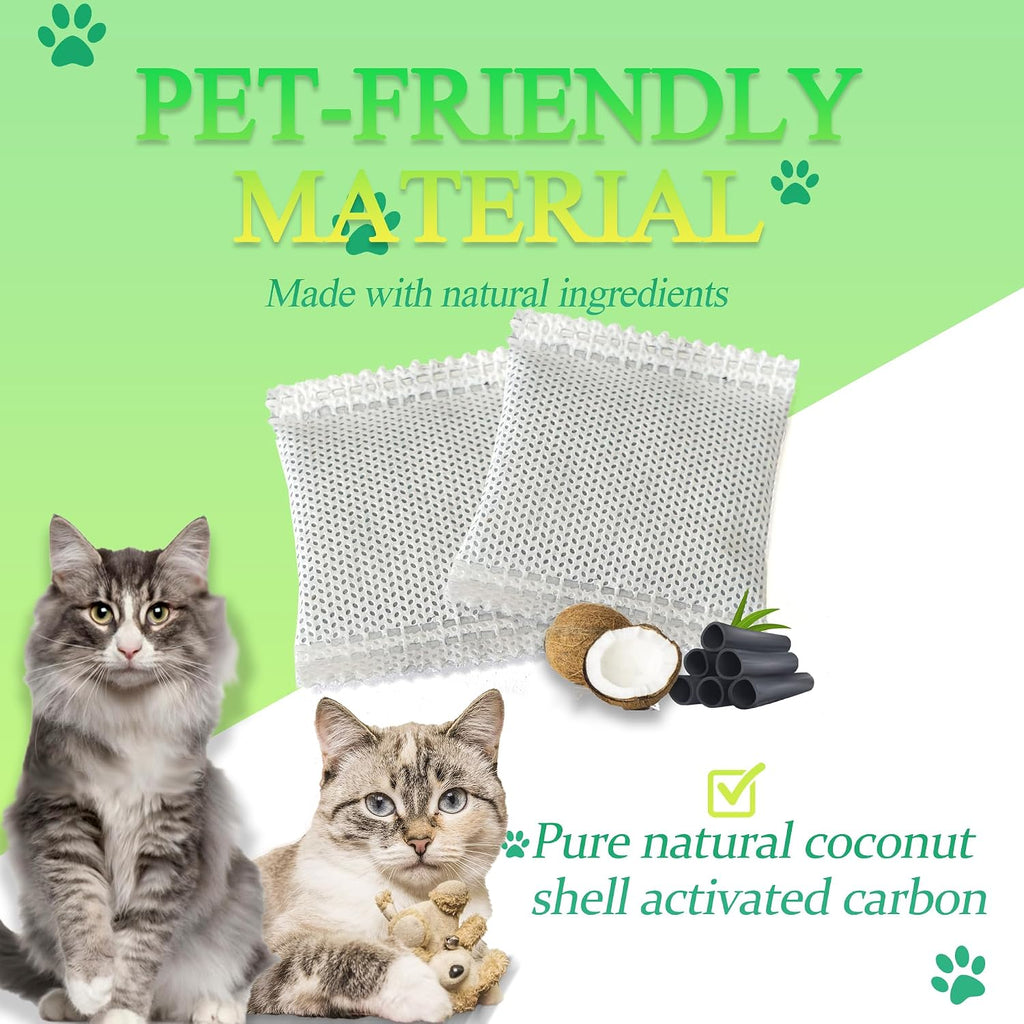 PurifyLogix pet safe non toxic cat toilet deodorizer bags close up view