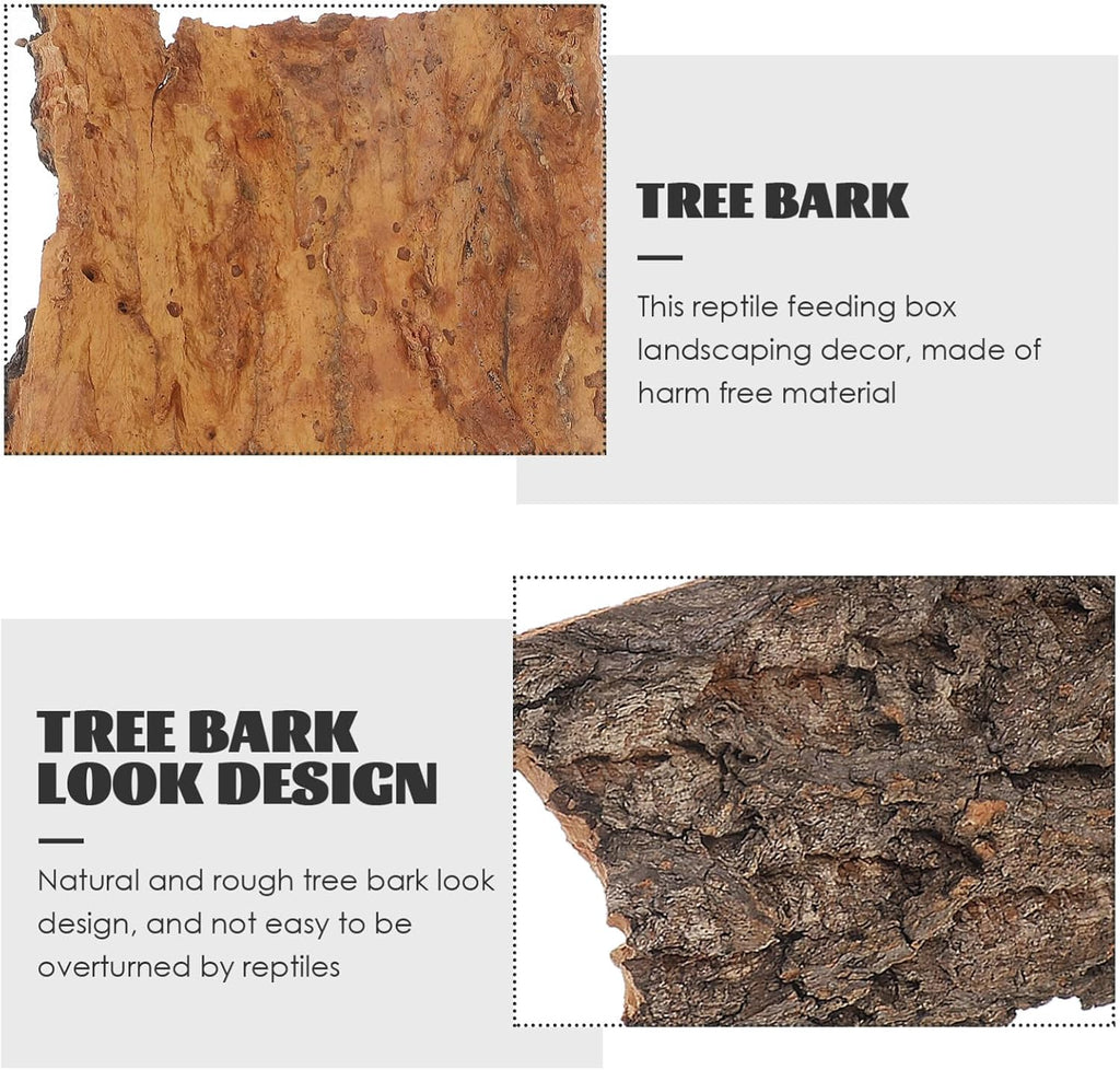 Imported SEWACC reptile habitat decoration pieces highlighting natural thickness and grip.