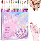 Heezox nail art pens set front view packaging