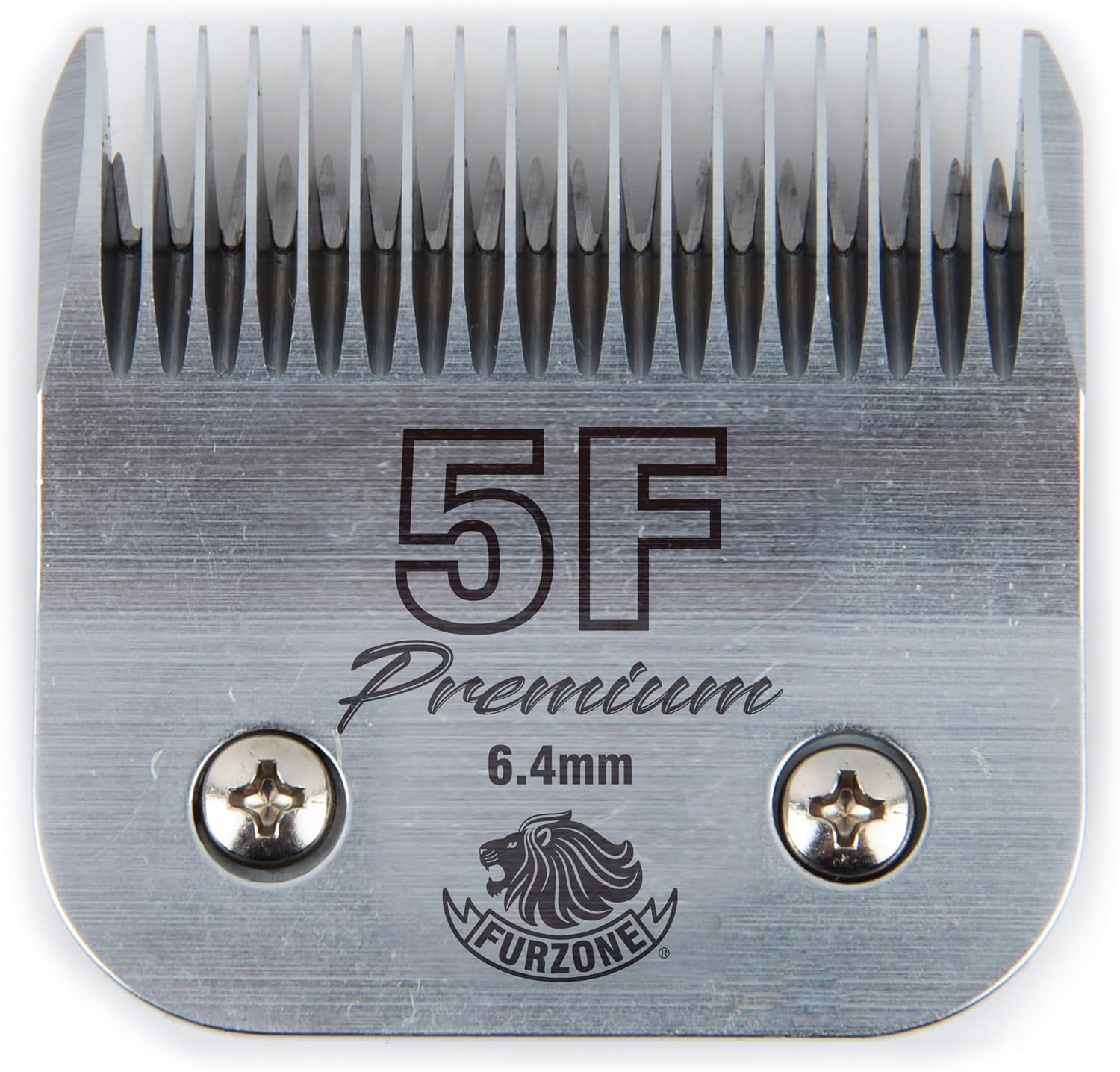 Furzone heavy duty animal grooming blade showing precision cutting teeth layout