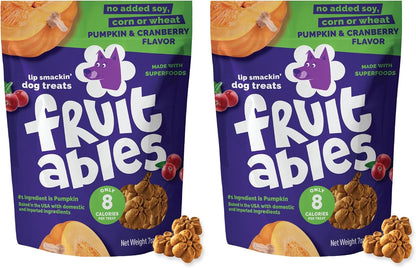 Fruitables Baked Dog Treats, Healthy Pumpkin Treat for Dogs, Low Calorie & Delicious, No Wheat, Corn or Soy, Made in the USA, Pumpkin and Blueberry Flavor, 12oz - Image 14