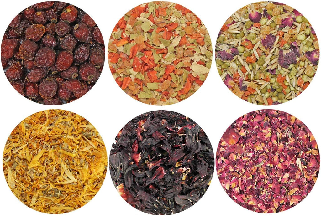 Exotic Nutrition natural rabbit and guinea pig treats close up