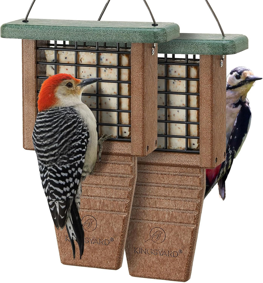 Kingsyard Suet Bird Feeder with Tail-Prop - Image 12