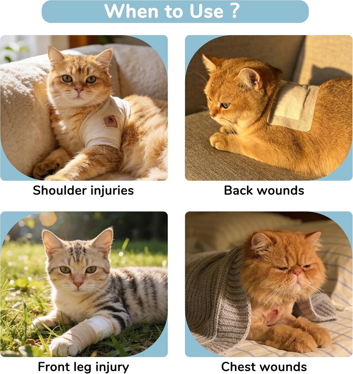 Close up of breathable cotton fabric of cat recovery suit