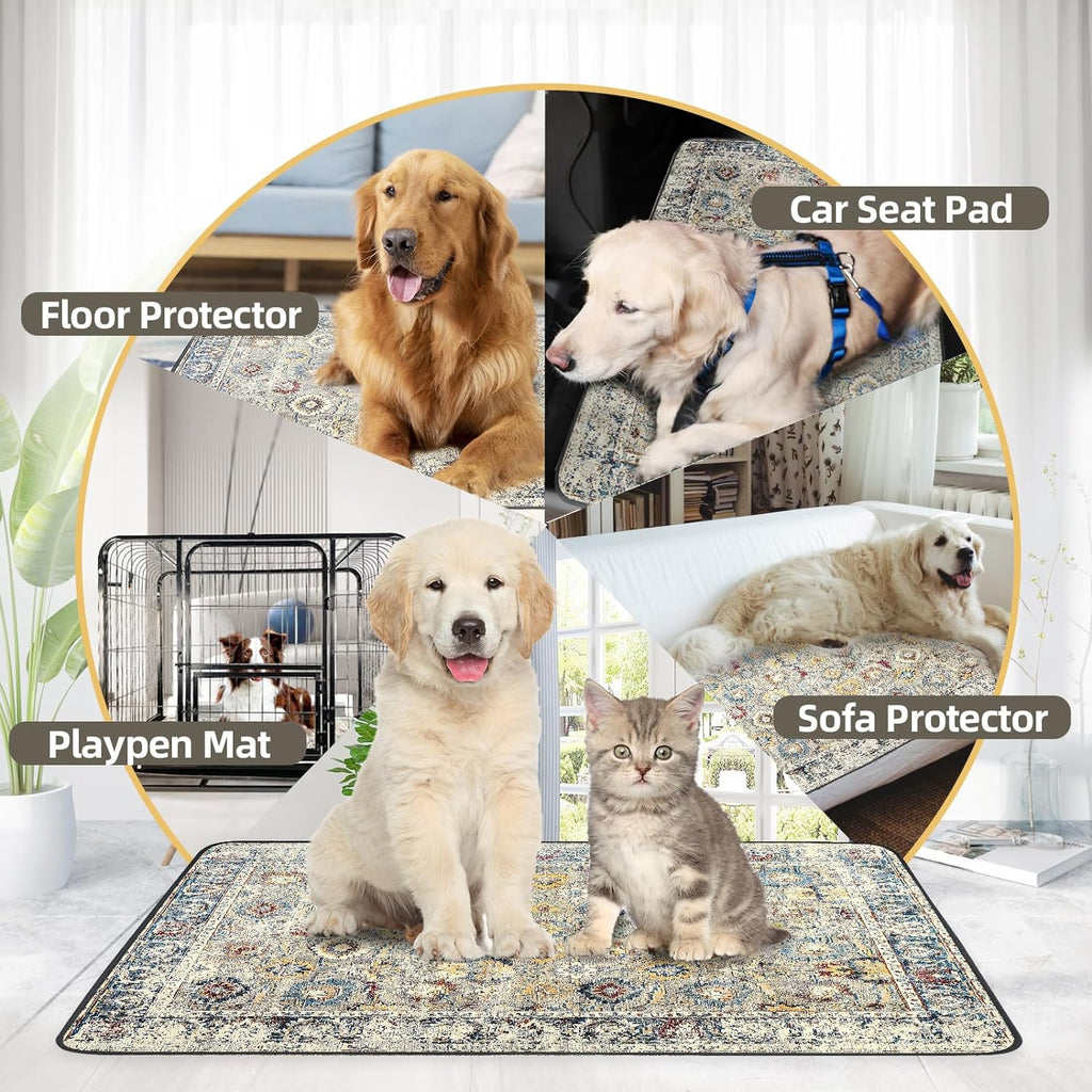 Sclose washable dog pad being machine washed