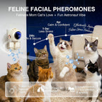 Diagram illustrating the 700 square feet coverage of the cat calming diffuser