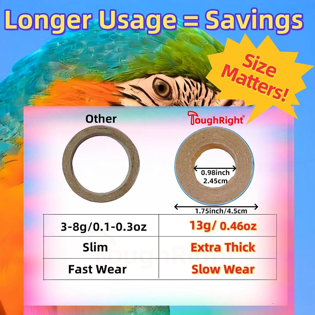 Durable shredding bagel toys displayed on white background