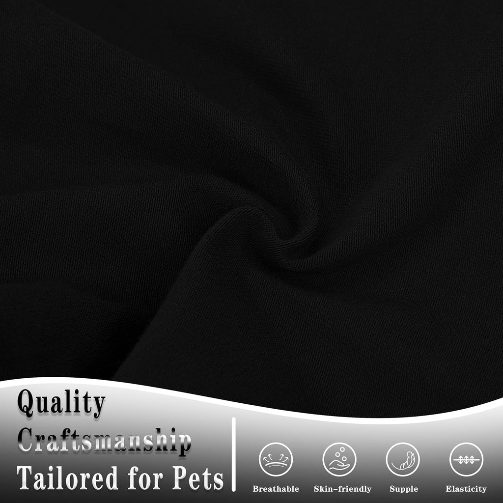 High quality cotton dog shirt label detail
