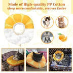 Jevnd small pet elizabethan collar with drawstring closure mechanism close up