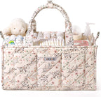 Vksao baby essentials diaper caddy organizer front view