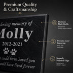 ODB Personalized Dog Memorial Stone, Memorial Garden Stone for Cat and Pets - Image 3
