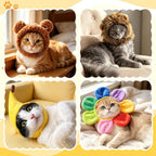 Funny banana shape hat for cats