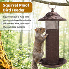 Nyjer/Thistle Seeds Wild Bird Feeder 2 Pack,All-Metal Material - Image 4
