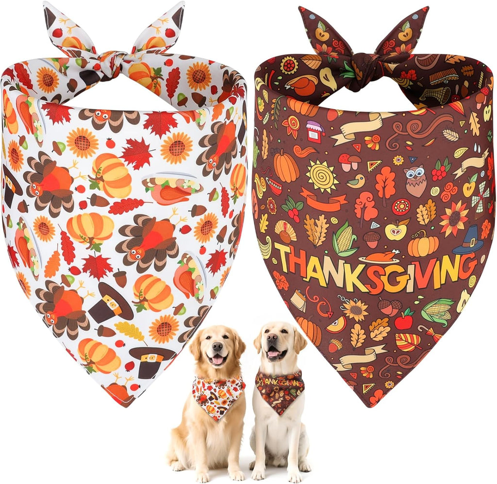 SZEE 4th of July Dog Bandanas 2 Pack, Patriotic Dog Bandanas, American Flag Pet Scarf with Star Pattern, Reversible Triangle 4th of July Pet Scarf for Independence Day Decorations (Large) - Image 13