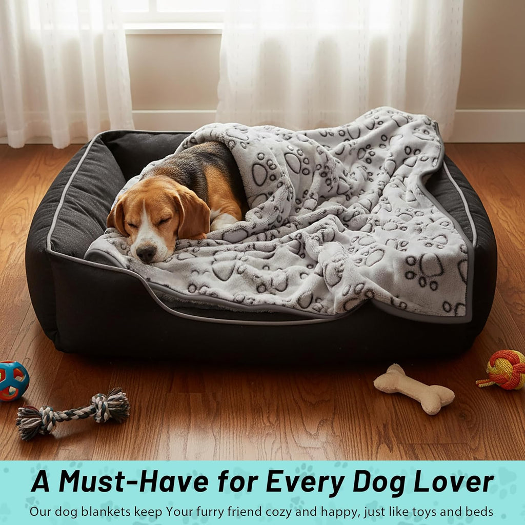 Medium size grey cat blanket spread inside a pet travel crate