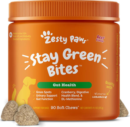 Zesty Paws Cranberry Supplement for Dogs - Bladder Control for Dogs - Urinary Tract Support - Cranberry Chews with D-Mannose, Vitamin B6 & L-Arginine - Immune & Gut Support - Bacon - 90 Count - Image 10