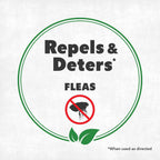 NatureStop fast acting plant based flea killer spray bottle for carpets and furniture