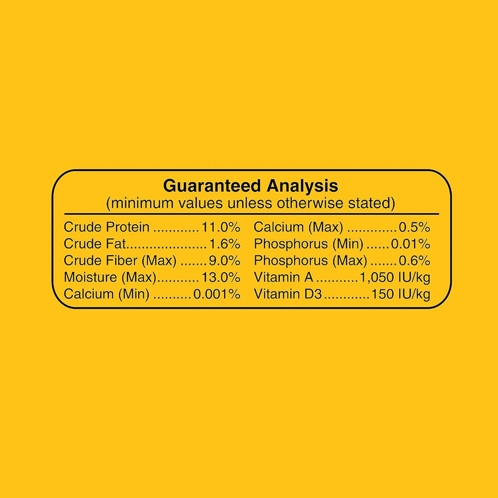 Back of Wild Harvest Daily Blend bag showing ingredients