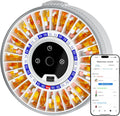 Colorwing 2025 smart pill dispenser front view showing circular thirty one slot automatic medication tray layout.