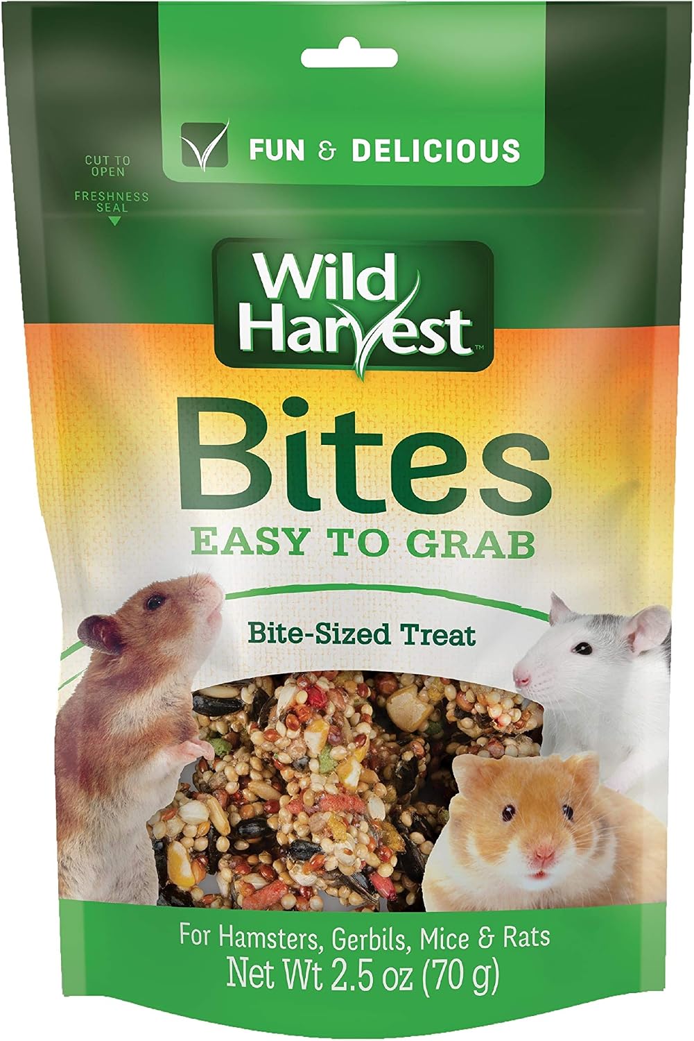 Wild Harvest Food And Unique Edible Treats for Guinea Pigs, Hamsters, Gerbils, and Adult Rabbits, Glazed Donuts, 0.14 pounds, 2.2 Ounce (Pack of 1) - Image 9