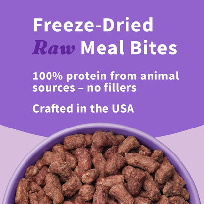 Halo freeze dried raw dog food fourteen ounce bag closing seal detail