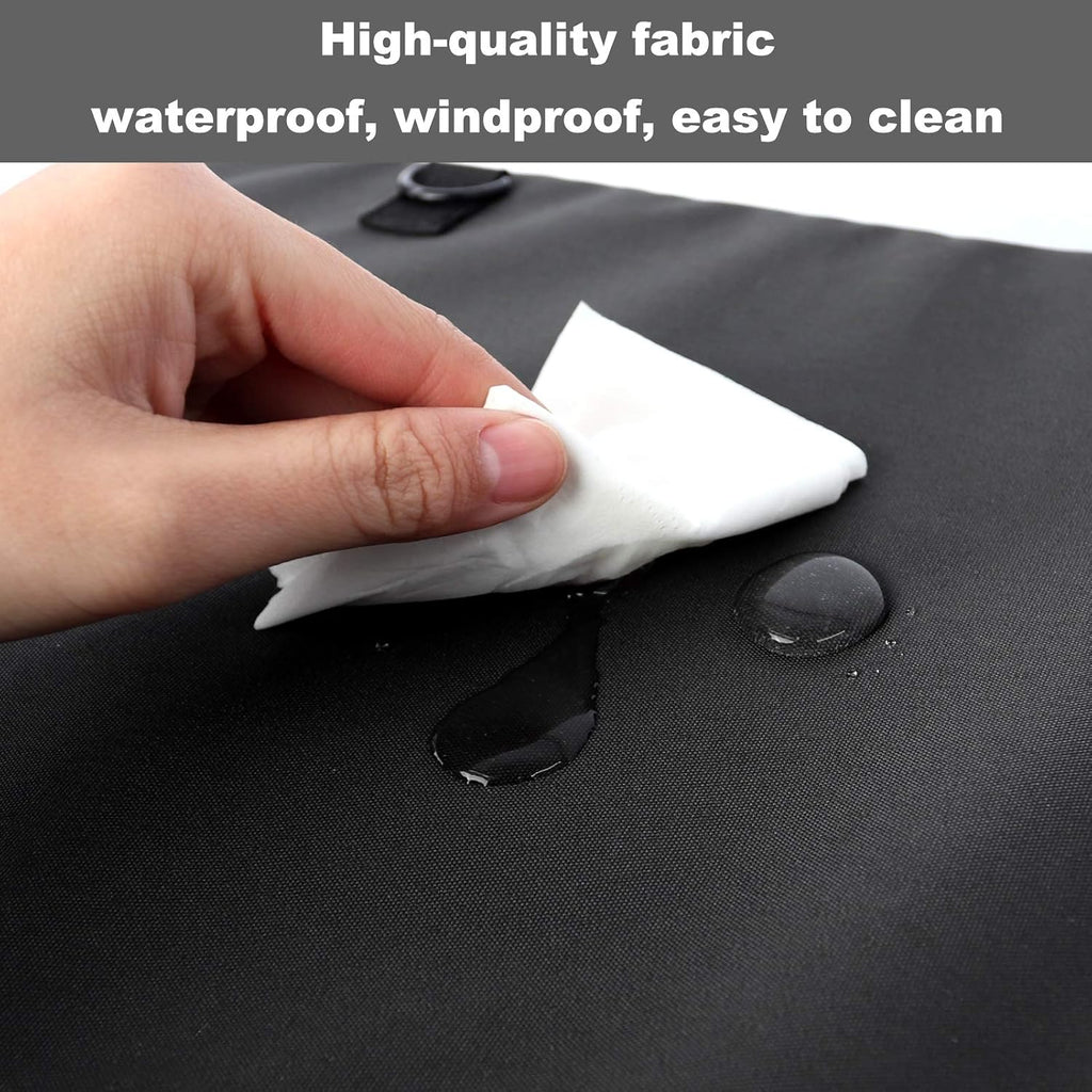Femuar waterproof polyester pet kennel cover side mesh window