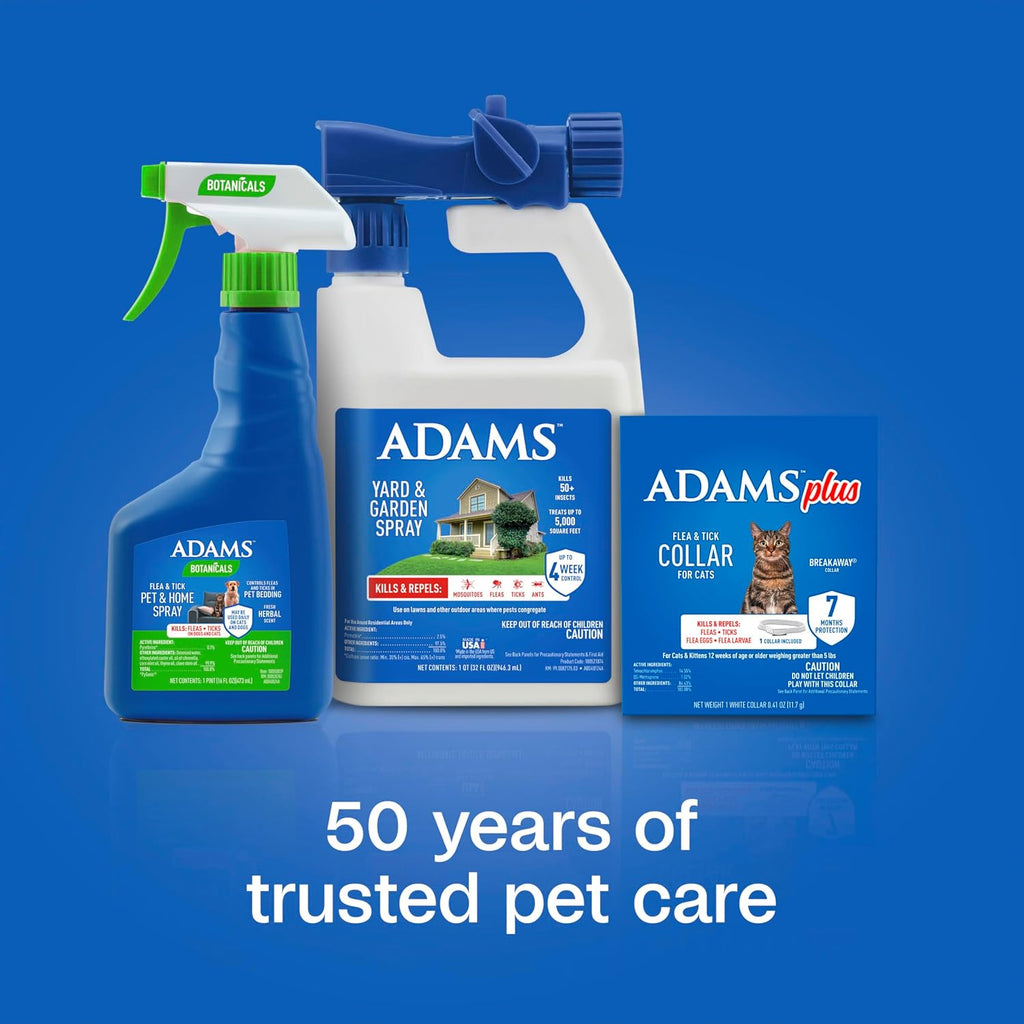 Product dimensions and weight info for Adams Plus cat collar