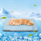BEAUTYZOO Cooling Mat for Cats & Dogs -26" X 17" Ice Silk Cat Cooling Mat, Dual Sided Cool Pad for Crate Kennel, Indoor Kitten Cool Sleeping Bed for Summer, Arc-Chill Cool Fiber Q-MAX >0.45 Washable - Image 9