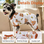 Back view of the XX-Small pet apparel demonstrating full coverage fit for small breeds.