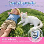 Adjustable buckle detail on Kaden cat flea collar