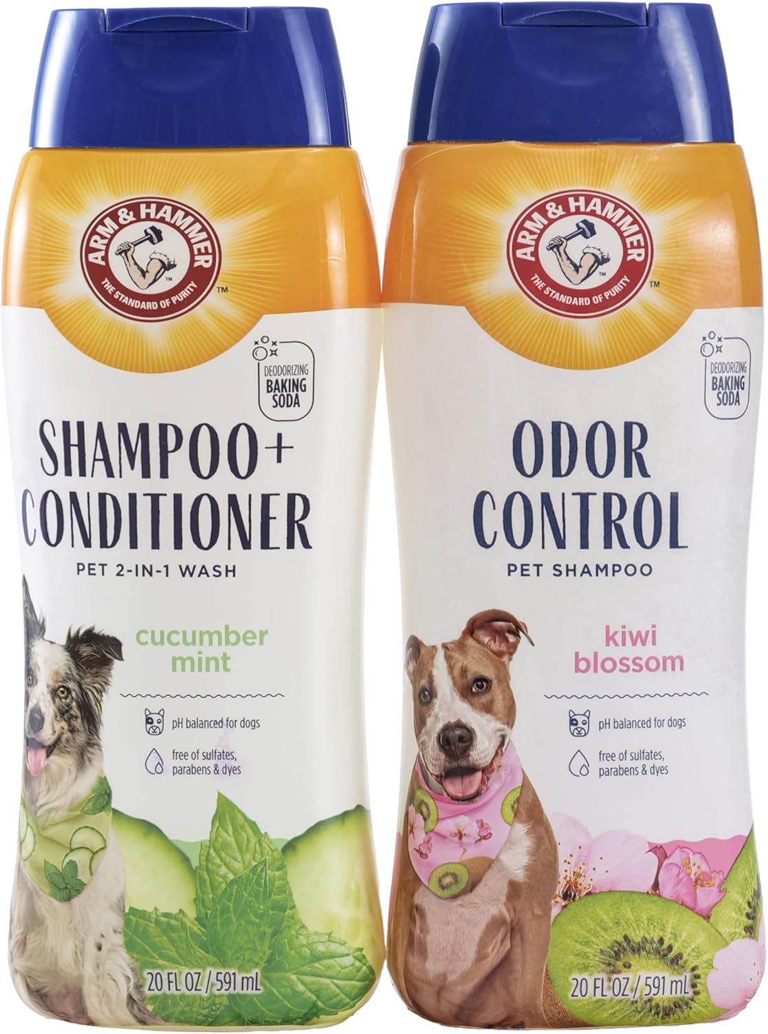 Arm & Hammer for Pets 5-in-1 Dog Shampoo with Conditioner, Deodorizing Oatmeal Dog Shampoo with Aloe, Shea Butter, Baking Soda and Coat Care, Vanilla Sandalwood Scent, 20 Fl Oz - Image 12
