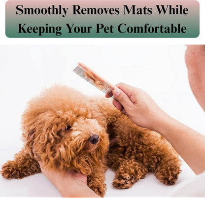 Authentic Kenchii professional pet grooming tool with luxury satin rose gold finish.
