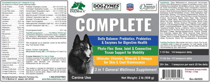 Authentic Dogzymes Complete packaging details and dosage instructions
